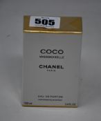 One boxed as new Chanel Coco Mademoiselle eau de parfum spray 100 ml.