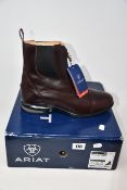 A pair of as new Ariat Devon Nitro Paddock boots (UK 12 - RRP £200).