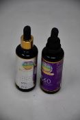 Two as new Now Alchemy health and fitness supplements to include one Now Alchemy C60 oil (50ml)