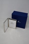 One boxed as new Swarovski Crystalline picture frame (15.7x10.9x1.9cm. 5136904).
