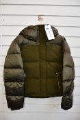 An as new The Kooples bi-material short down coat (Size 1 - RRP €475).