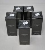 Five boxed as new Calvin Klein Contradiction for men eau de toilette spray (100ml).