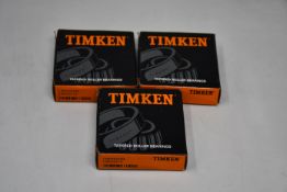 Twenty five boxed as new Timken Tapered Roller Bearing (LM503349A/LM503310).