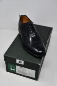 A pair of men's as new Loake 201B Semi-brogue shoes (UK 7.5F).