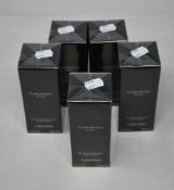 Five boxed as new Calvin Klein Contradiction for men eau de toilette spray (100ml).