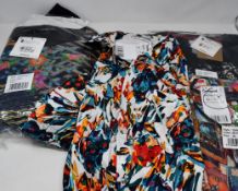Four items of as new Desigual clothing; women's Gala top (UK 14), Asher shirt (XL), Phoebe T-