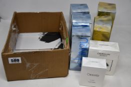 Seven as new assorted Calvin Klein aftershave and perfumes to include CK Women and CKIN2U (One