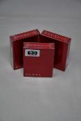 Three boxed as new Gucci Rush eau de toilette (50 ml).