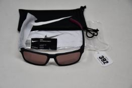 A pair of as new Nike Maverick RGE E sunglasses with protective pouch (RRP £137).