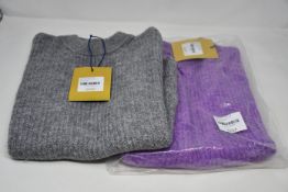 Two as new Resume Amora knit sleeveless sweaters (Both EU 36 - RRP £90 each).