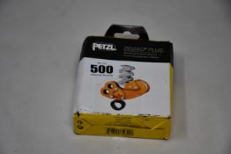 A boxed Petzl Zigzag Plus mechanical prusik for arborists.