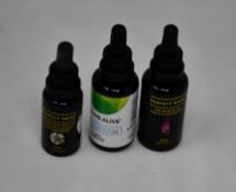 Three as new Perfect Press Coriander Seed Oil (15ml), three as new Perfect Press Amaranth Oil (30ml)