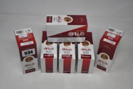 Six boxes of ten (10ml) OPLus E-Liquid in Classic Tobacco 18mg/ml (Over 18s only).