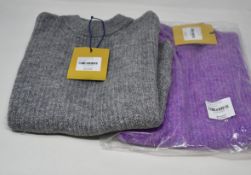 Two as new Resume Amora knit sleeveless sweaters (Both EU 34 - RRP £90 each).