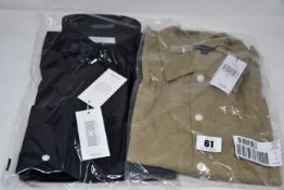 An as new Club Monaco shirt (L - RRP £95) together with an as new Eton contemporary fit shirt (16.