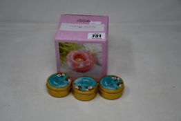 A quantity of boxed as new Spirit of Equinox tea light candles and related items to include Spirit