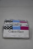 Five packs of women's as new Calvin Klein bikini briefs (Three pairs per pack, all M - RRP £38 per