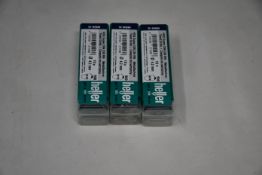 Eleven packs of ten as new Heller HSS Super Din 338 RN twist drill bits (4.2mm).
