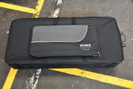 An as new Spider KTC-100D keyboard case in black.
