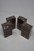 Four boxed as new Burberry London for men eau de toilette (100 ml).