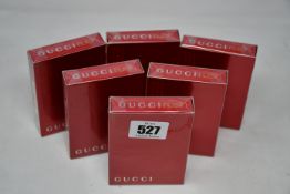 Six boxed as new Gucci Rush eau de toilette (50ml).
