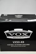 One boxed as new Vox VX50-KB Portable Keyboard Amplifier.