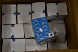 Nineteen boxes of twelve packs (50 in each) Oral-B Super Floss.