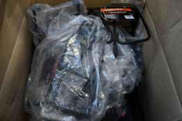 Seven boxed as new Tortec Transalp pannier disc rack in black.