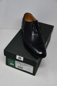 A pair of men's as new Loake 201B Semi-brogue shoes (UK 8.5F).