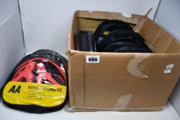 Eight as new AA Fully Insulated Standard Booster Cables 3M.