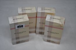 Four as new Burberry London eau de parfum spray (100ml).