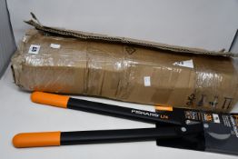 Four boxed as new Fiskars hoop head lopper bypass.
