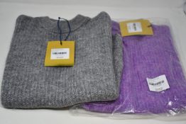 Two as new Resume Amora knit sleeveless sweaters (Both EU 34 - RRP £90 each).