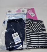 Fourteen items of children's as new JoJo Maman Bebe clothing to include Peter Pan body, long