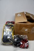 Seven boxed as new Seventy Alpha fight gear to include Alpha fighting T-shirts and Fight gear shorts