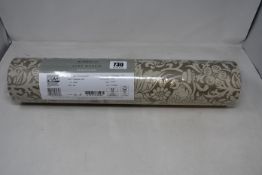 One boxed as new Morris & Co. Pure Strawberry Thief Wallpaper, Taupe/Gilver (DMPU216019).