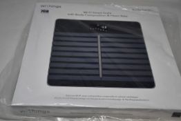A boxed as new Withings Body Cardio Smart Scales.