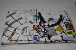 Four as new Simply Art By Dolcezza tops (S, M, L, XL) and two Dolcezza dresses (XL, XXL).