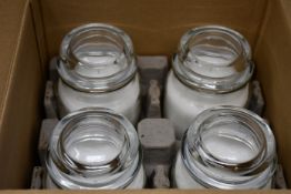 Twelve boxed as new Yankee Candles in apple cinnamon cider (340g).