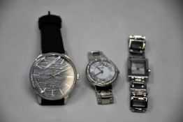 A ladies pre-owned Fossil Virginia watch (ES3282), a ladies pre-owned S. Oliver Analogue quartz