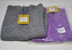 Two as new Resume Amora knit sleeveless sweaters (Both EU 36 - RRP £90 each).