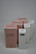 Four Hugo Boss Woman eau de toilette (50ml) and three Calvin Klein Eternity Moment eau de parfum (