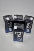 Four boxed as new Hugo Boss Bottled Night eau de toilette (100ml).
