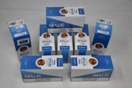 Eight boxes of ten (10ml) OPLus E-Liquid Classic Tobacco 6mg/ml (Over 18s only).