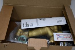 One boxed as new Resideo Class 4 Backflow Preventer RPZ valve (Model: BA295S).