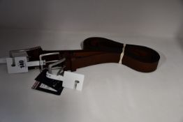Ten as new Ben Sherman leather belts (Assorted sizes - RRP £21 each).