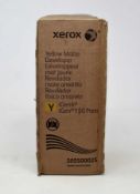 A boxed as new Xerox 505S00004 Yellow Matte Developer (Box sealed, some cosmetic damage to box).
