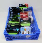 A quantity of assorted as new printer cartridges to include Canon, HP and Brother.