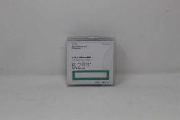 An as new HP C7976A 6.25TB LTO-6 Ultrium RW MP Data Cartridge.