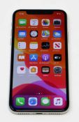 A pre-owned Apple iPhone X (AT&T/T-Mobile/Global/A1901) 64GB in Silver (iCloud activation clear.